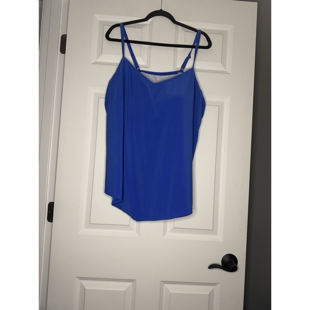Maurices Plus Size Bathing Suit Top Blue Size 3x Nwt